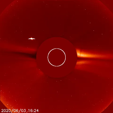 Image of solar wind