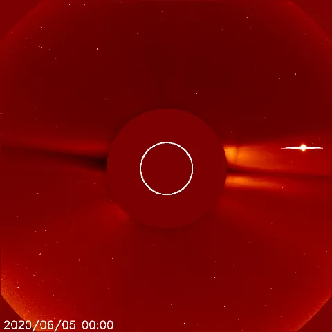 Image of solar wind