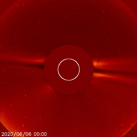 Image of solar wind