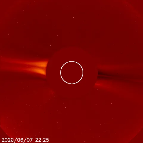 Image of solar wind