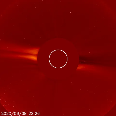 Image of solar wind