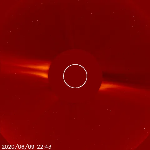 Image of solar wind