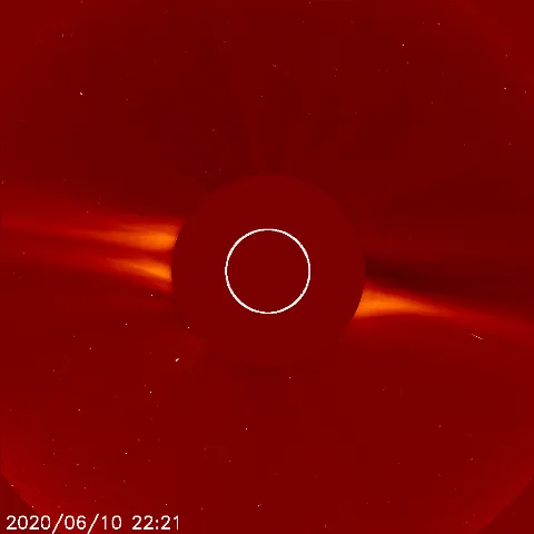 Image of solar wind