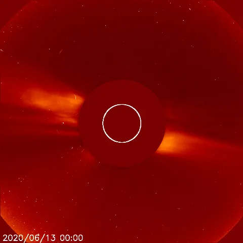 Image of solar wind