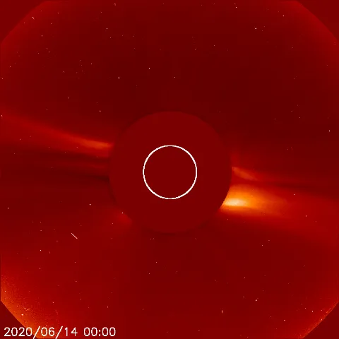 Image of solar wind