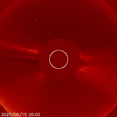 Image of solar wind