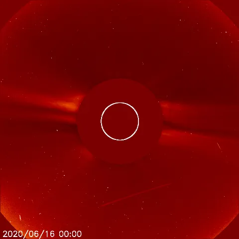 Image of solar wind