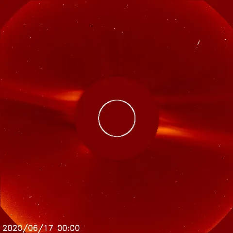 Image of solar wind