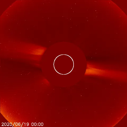 Image of solar wind