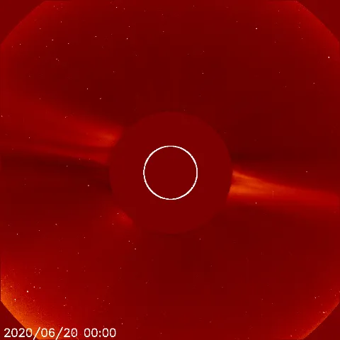 Image of solar wind