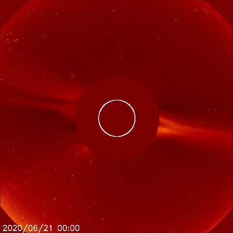 Image of solar wind