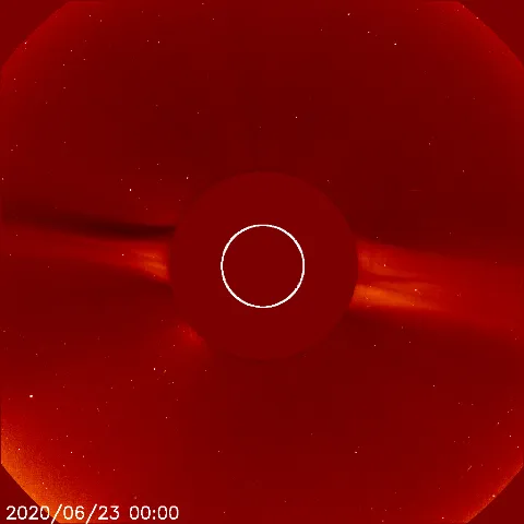 Image of solar wind