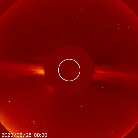 Image of solar wind