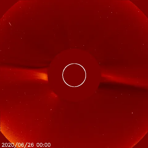 Image of solar wind