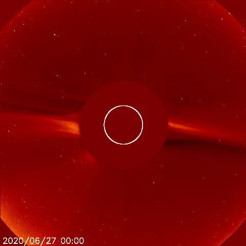 Image of solar wind