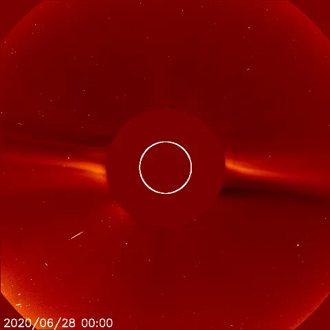 Image of solar wind