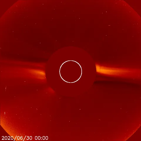 Image of solar wind