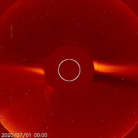 Image of solar wind