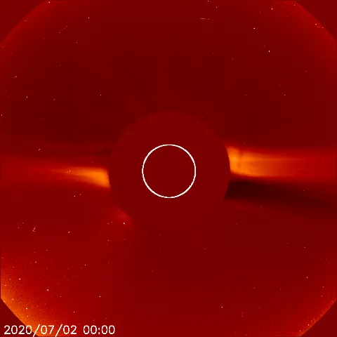 Image of solar wind