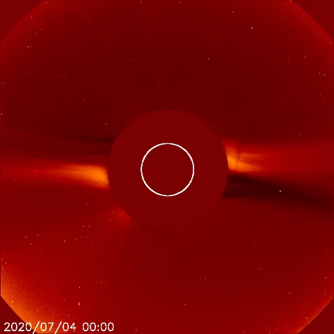 Image of solar wind