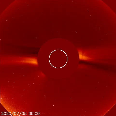 Image of solar wind