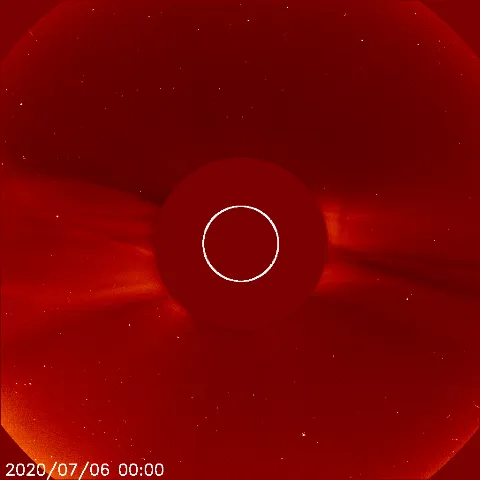 Image of solar wind