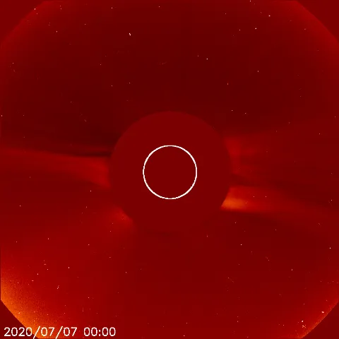 Image of solar wind