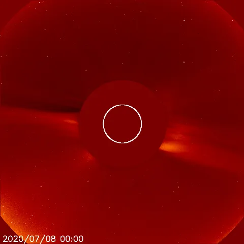 Image of solar wind