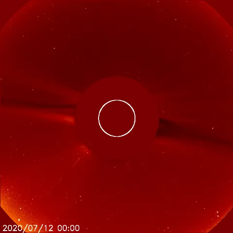 Image of solar wind