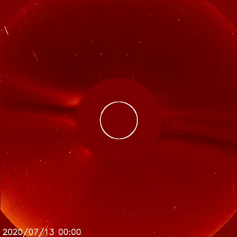 Image of solar wind