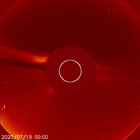 Image of solar wind