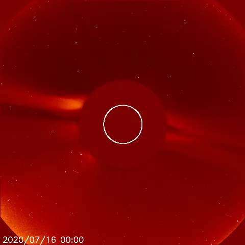 Image of solar wind