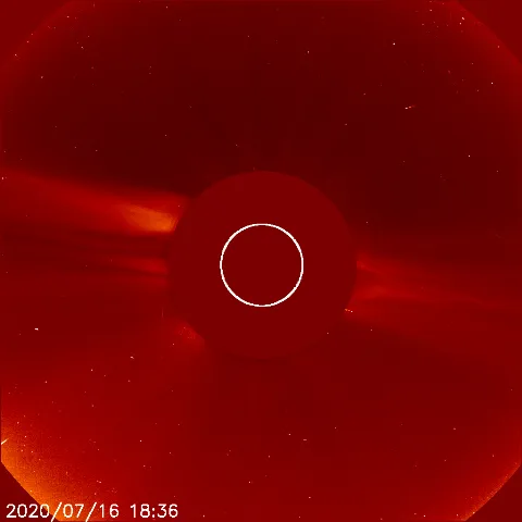 Image of solar wind