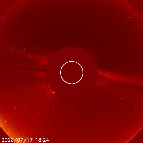 Image of solar wind