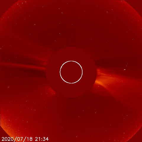 Image of solar wind