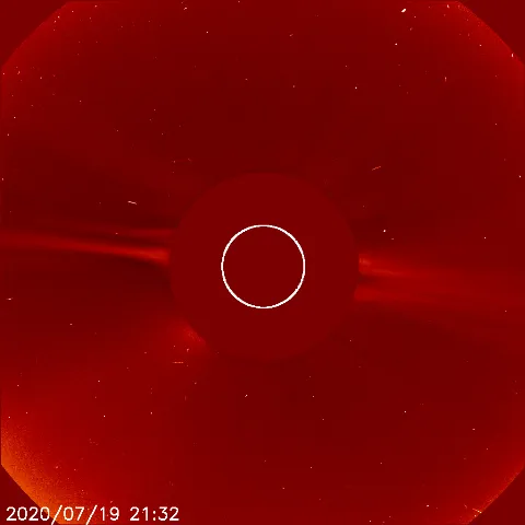 Image of solar wind