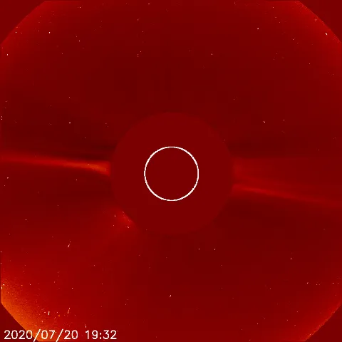 Image of solar wind