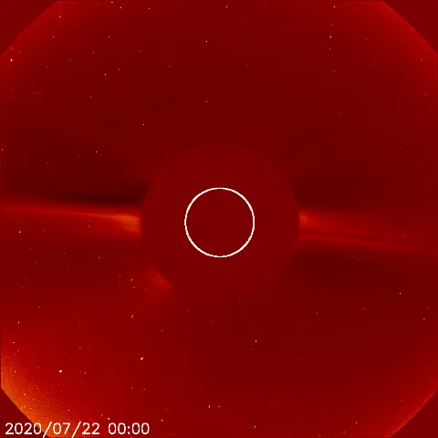 Image of solar wind