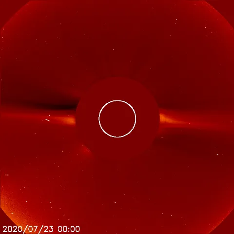 Image of solar wind