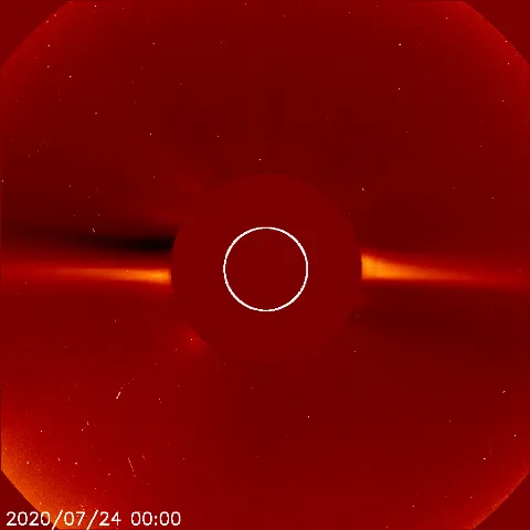 Image of solar wind