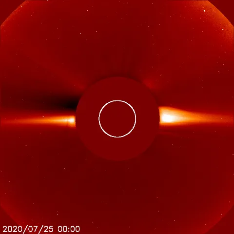 Image of solar wind