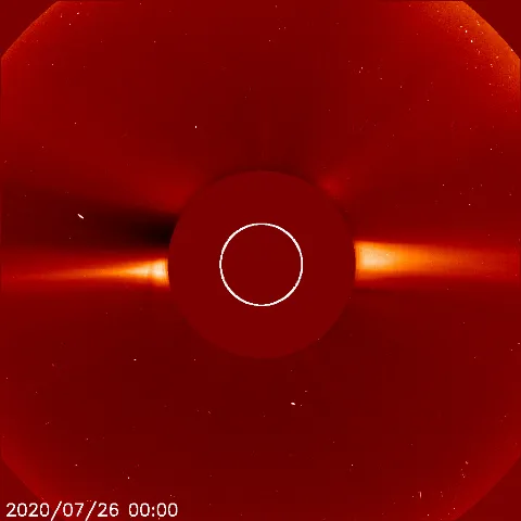 Image of solar wind