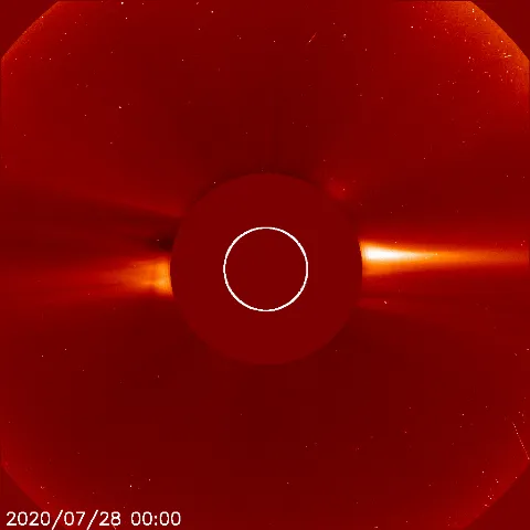 Image of solar wind