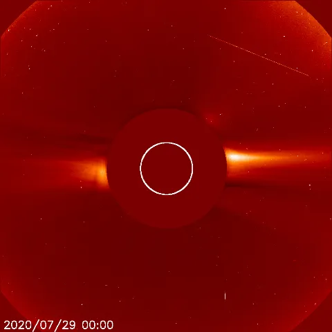 Image of solar wind