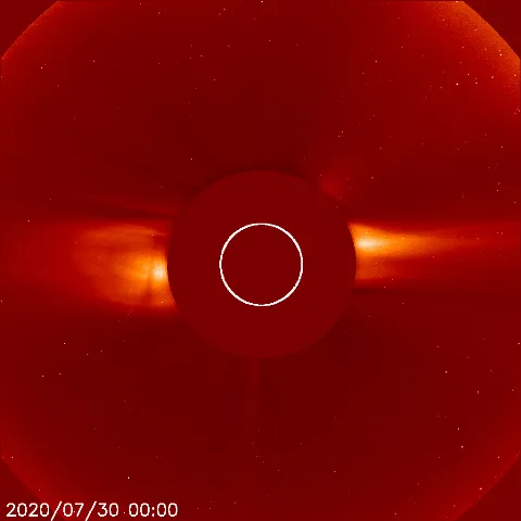 Image of solar wind