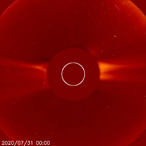 Image of solar wind