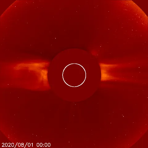 Image of solar wind