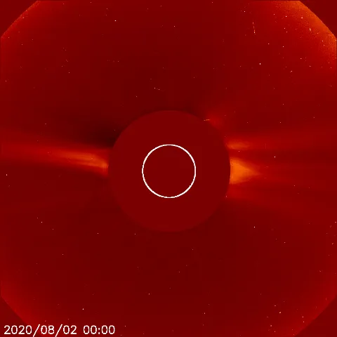 Image of solar wind