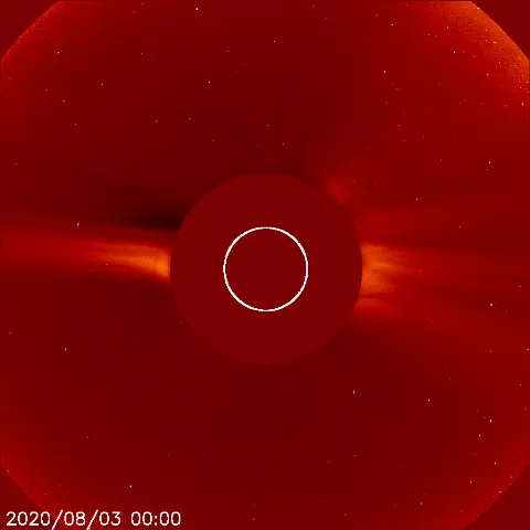 Image of solar wind