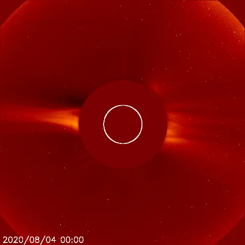 Image of solar wind